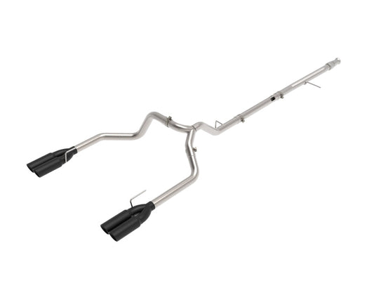 aFe Vulcan Series 3in 304SS DPF-Back 20-21 GM Trucks L6-3.0L (td) LM2 - Dual Black Tip - Mammoth Racing -