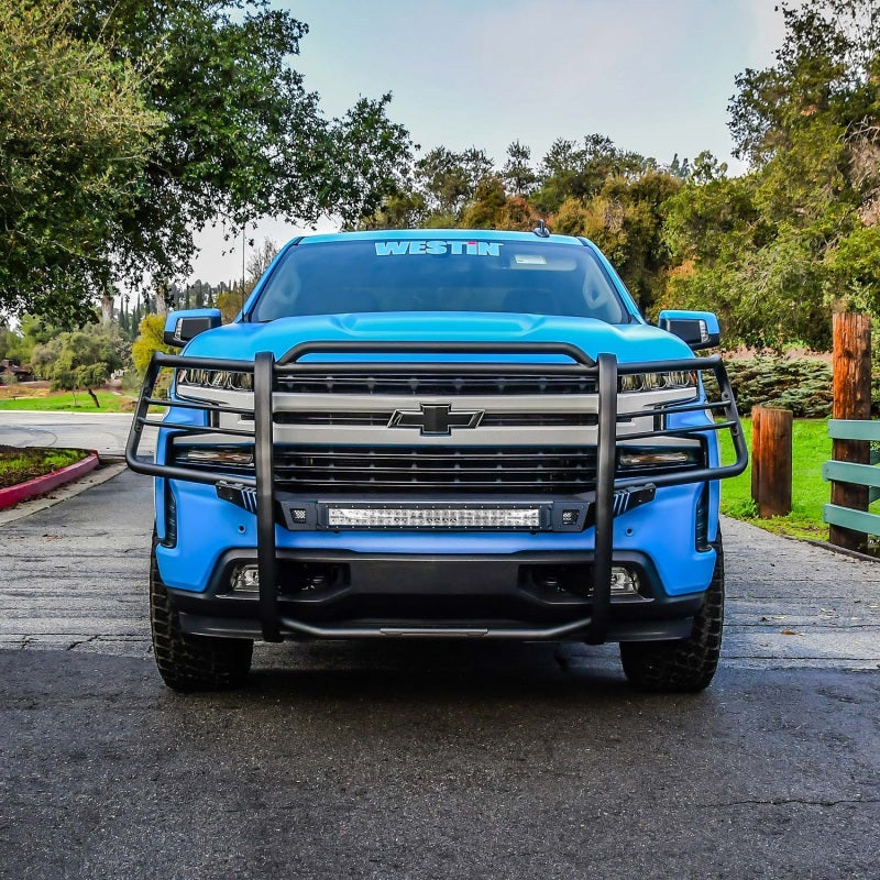 Westin 19-21 Chevy 1500 Sportsman X Grille Guard - Textured Black (Excl. 2019 Silverado LD) - Mammoth Racing -