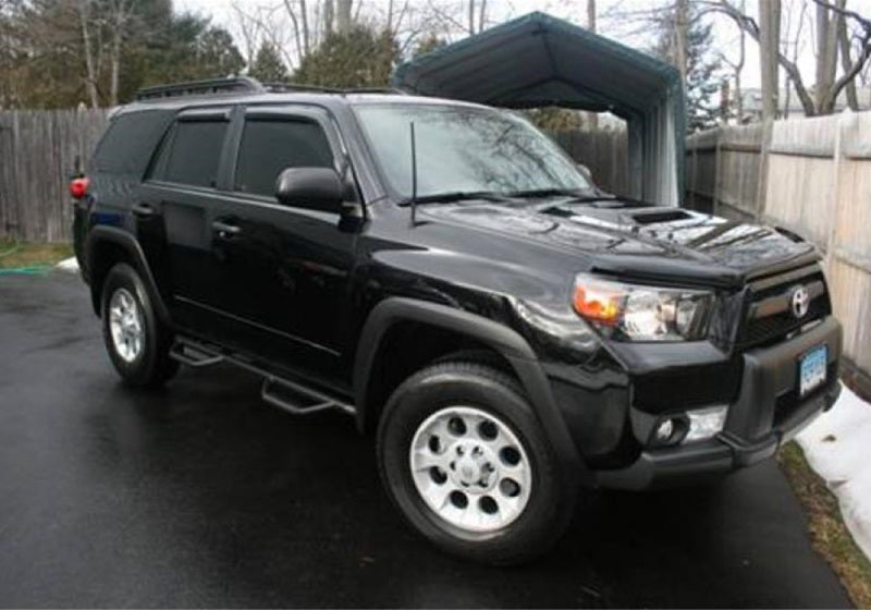 N-Fab Nerf Step 03-09 Toyota 4 Runner SUV 4 Door - Tex. Black - W2W - SRW - 2in - Mammoth Racing -