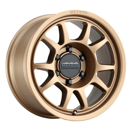 Method Mr702 17x7.5 +50mm Offset 6x130 84.1mm CB Method Bronze Wheel