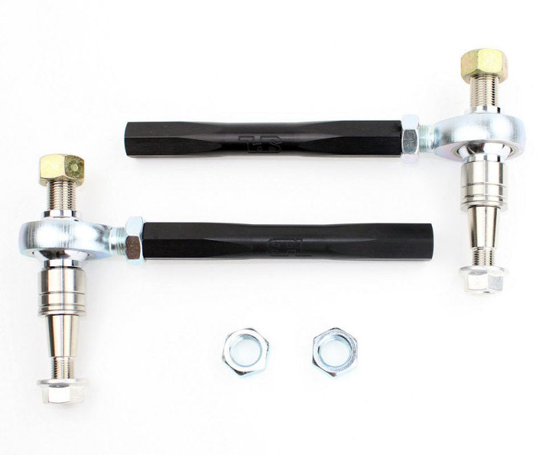 SPL Parts 2009+ Nissan 370Z Front Outer Tie Rod Ends Adjustable for Bumpsteer - Mammoth Racing -