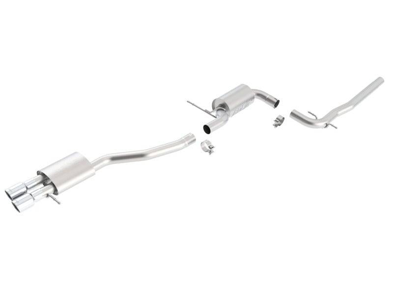 Borla 06-07 VW Jetta 2.5 / 08-10 Jetta SEL/SE/S SS Catback Exhaust - Mammoth Racing -