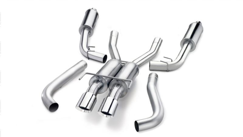 Corsa 96-02 Dodge Viper GTS 8.0L V10 Polished Sport Cat-Back Exhaust w/ 2.5in Inlet - Mammoth Racing -