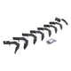 Go Rhino 15-22 GMC Canyon Crew Cab 4DR Mounting Brackets(V-Series V3/rb10 Slim/RB20 Slim) - Tex. Blk - Mammoth Racing -