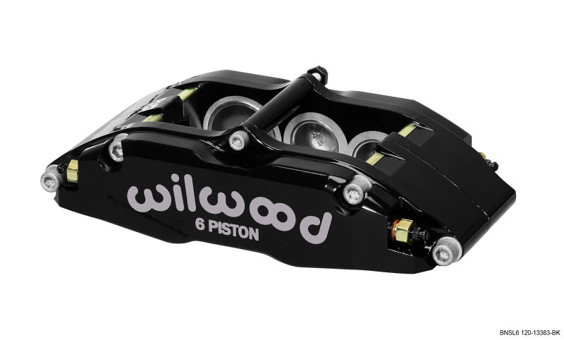 Wilwood Caliper-BNSL6-RH-Black 1.62/1.12/1.12in Pistons 1.10in Disc - Mammoth Racing -