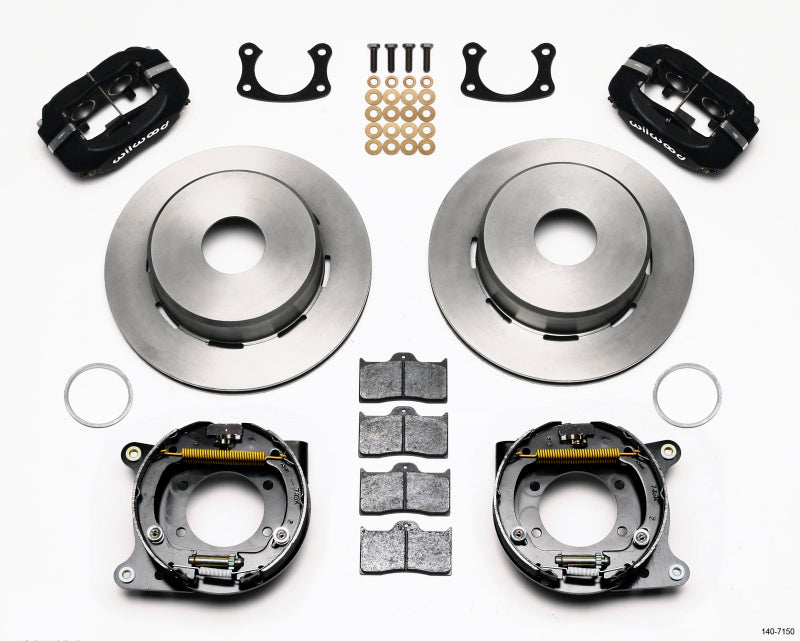 Wilwood Forged Dynalite P/S Park Brake Kit Big Ford New 2.50in Offset Currie Blank - My Store