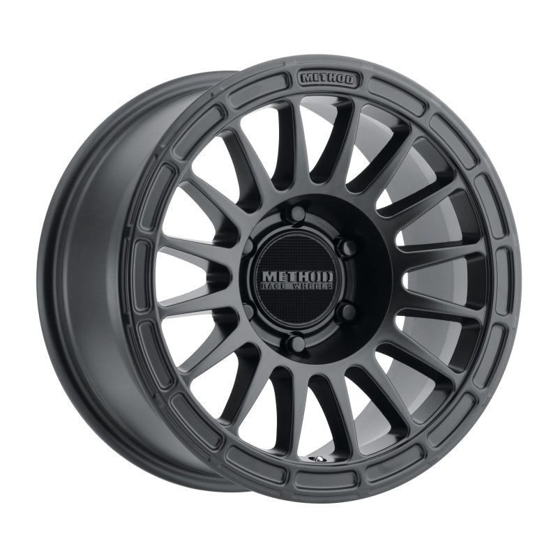 Method Mr314 17x7.5 +25mm Offset 6x5.5 106.25mm CB Matte Black Wheel - Mammoth Racing -