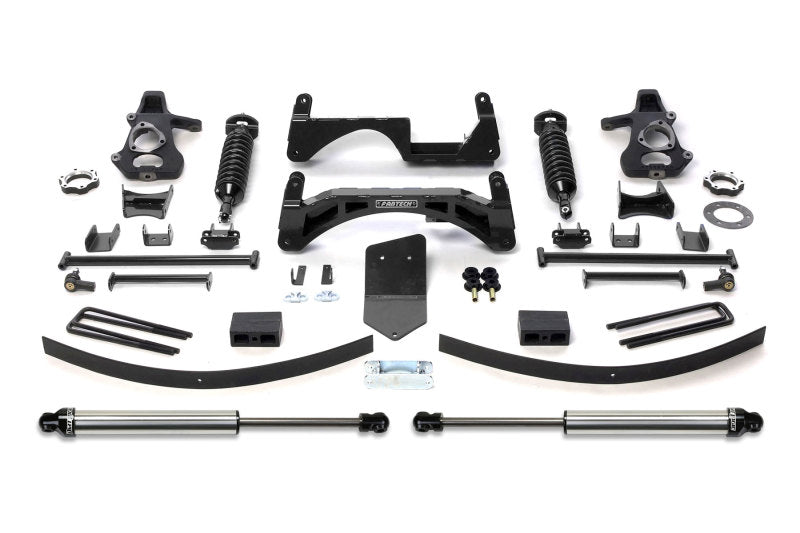 Fabtech 07-13 GM K1500 P/U w/o Autoride 4WD 6in Perf Sys w/Dlss 2.5C/Os & Rr Dlss - Mammoth Racing -