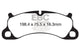 EBC 12-15 Porsche 911 (991) (Cast Iron Rotor only) 3.8 Carrera S Redstuff Front Brake Pads - My Store