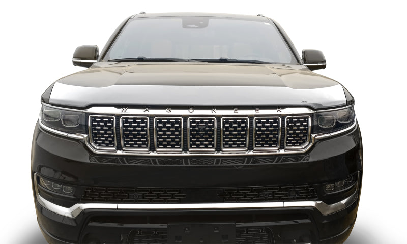 AVS 22-23 Jeep Grand Wagoneer Aeroskin Low Profile Hood Shield - Chrome - Mammoth Racing -