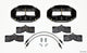 Wilwood D8-6 Front Caliper Kit Black Corvette C2 / C3 65-82 - Mammoth Racing -