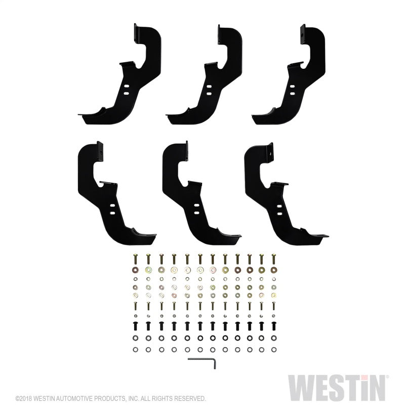 Westin 2019 Chevrolet Silverado/Sierra 1500 Crew Cab Non LD PRO TRAXX 5 Oval Nerf Step Bars - SS - Mammoth Racing -