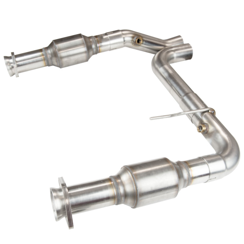 Kooks 99-04 Ford F150 Harley/Lightning 2.5in Connection Pipe w/ Green Cats * Must Use Kooks Headers* - Mammoth Racing -