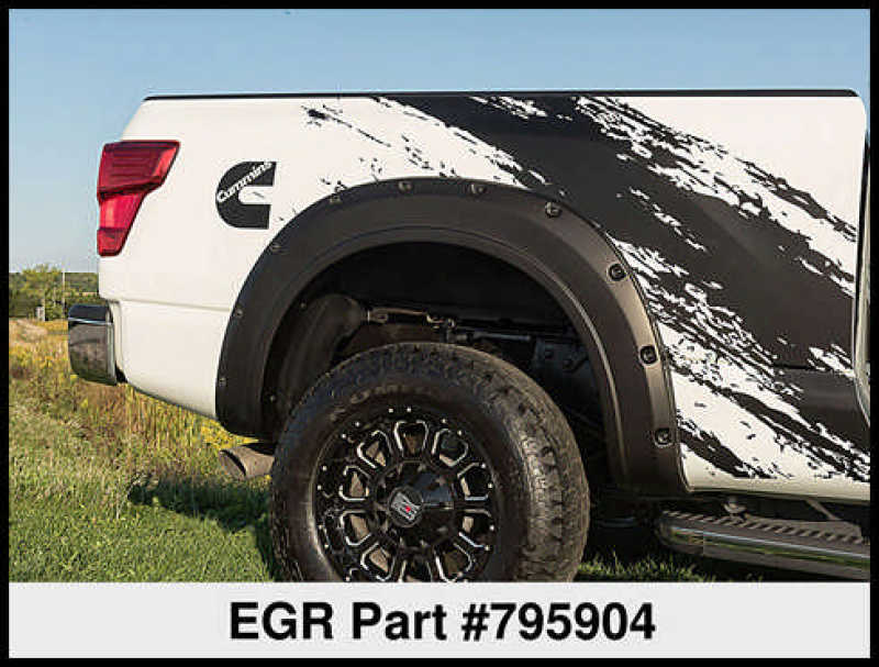 EGR 16+ Nissan Titan XD Bolt-On Look Fender Flares - Set - Mammoth Racing -