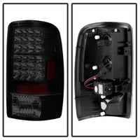Spyder Chevy Suburban/Tahoe 1500/2500 00-06 LED Tail Lights Black Smoke ALT-YD-CD00-LED-BSM - Mammoth Racing -