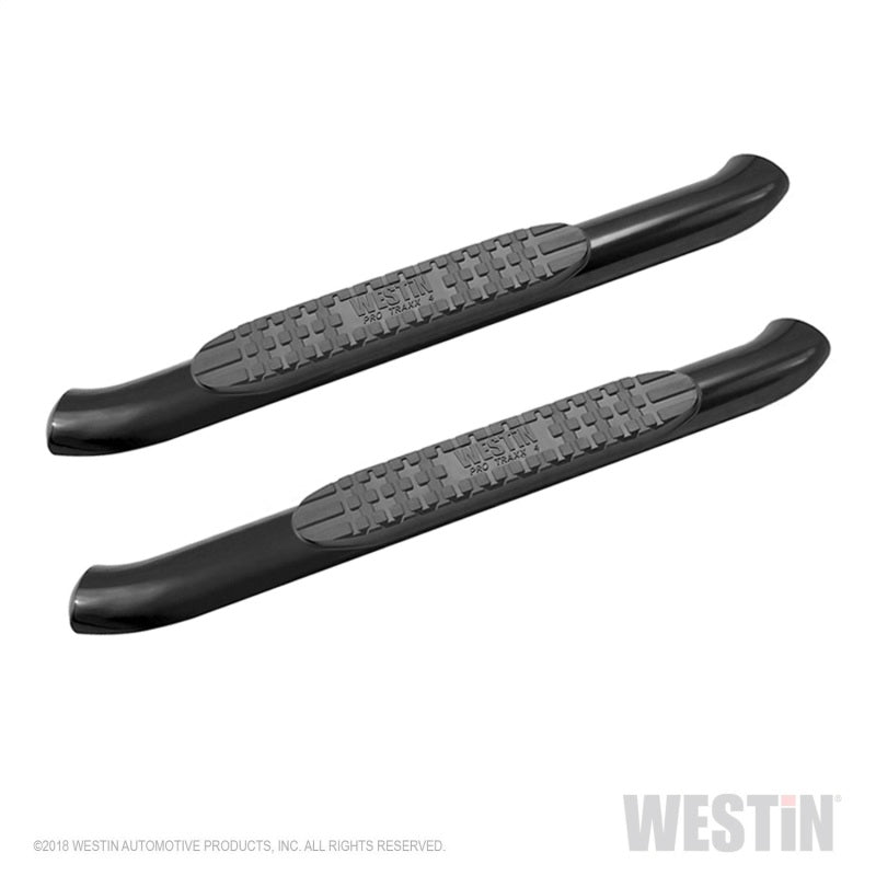 Westin 18-20 Jeep Wrangler JL 2DR PRO TRAXX 4 Oval Nerf Step Bars - Textured Black - Mammoth Racing -