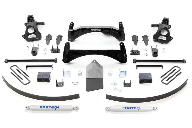 Fabtech 07-13 GM C1500 P/U w/o Autoride 2WD 6in Basic Sys w/Perf Shks - Mammoth Racing -