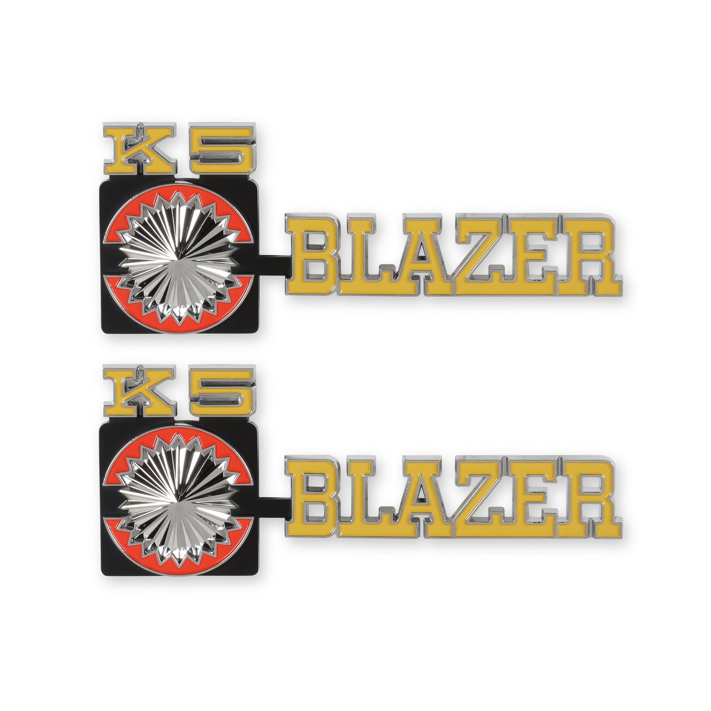 Holley Classic Trucks 04-546 1975-1980 C/K Blazer 4Wd Fndr Emblm Pair - Mammoth Racing -