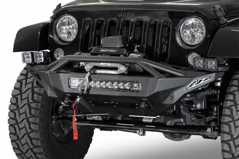 Addictive Desert Designs 07-18 Jeep Wrangler JK Stealth Fighter Front Bumper w/ Winch Mount - My Store