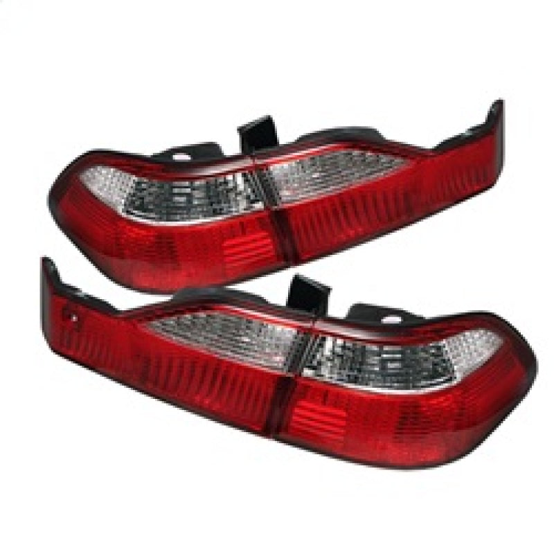 Spyder Honda Accord 98-00 4Dr Euro Style Tail Lights Red Clear ALT-YD-HA98-RC - Mammoth Racing -