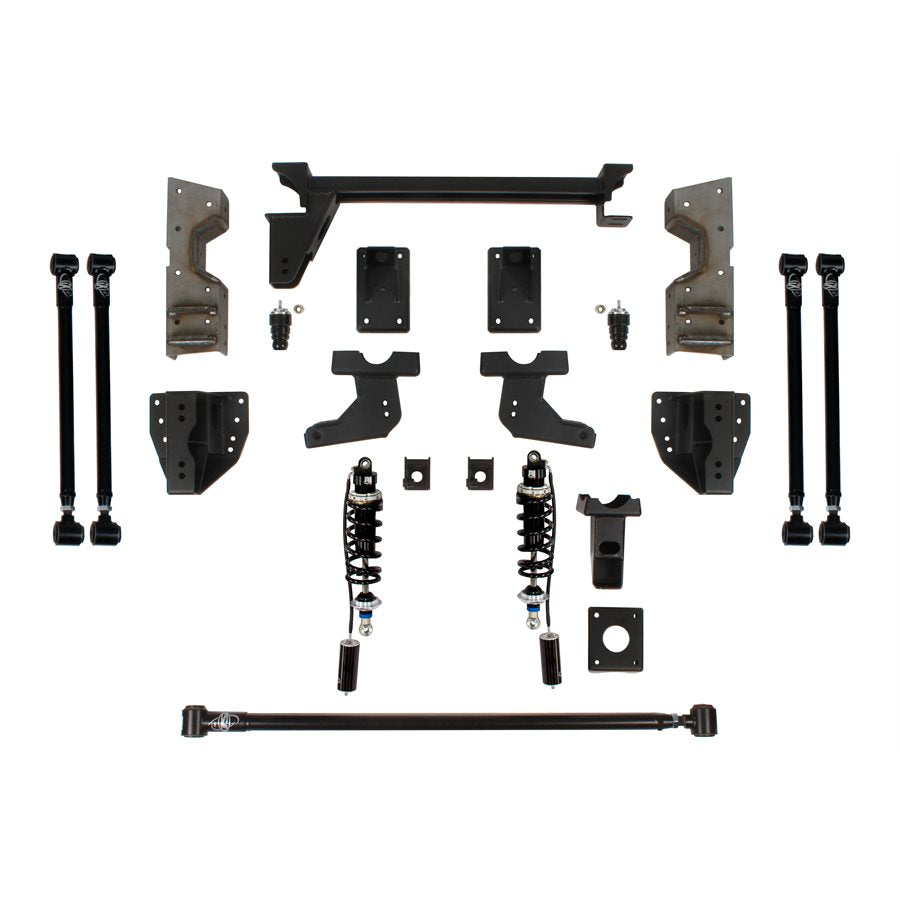 Detroit Speed & Engineering 041750-RDS 1973-1987 C10 QUADRALink Suspension Kit Bolt-In Axle Brackets - Dual Adj Shocks - Mammoth Racing -