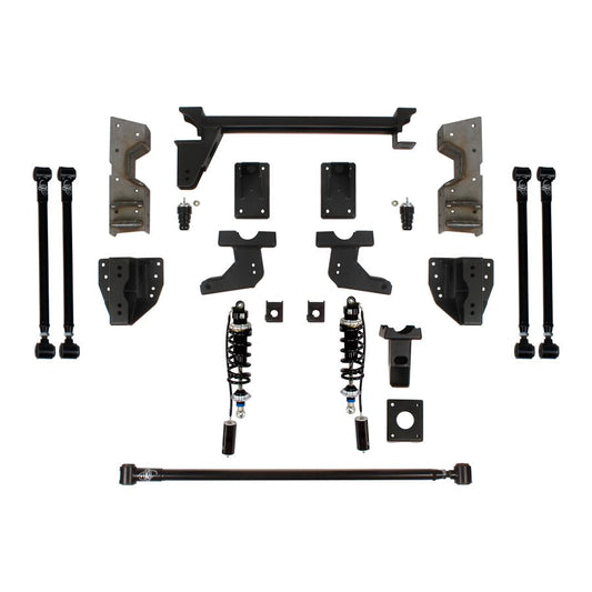 Detroit Speed & Engineering 041750-RDS 1973-1987 C10 QUADRALink Suspension Kit Bolt-In Axle Brackets - Dual Adj Shocks - Mammoth Racing -