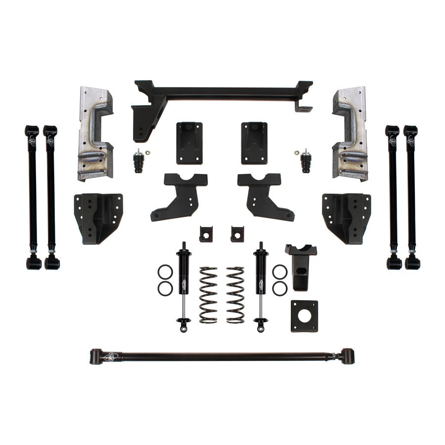 Detroit Speed & Engineering 041750DS 1973-1987 C10 QUADRALink Suspension Kit Bolt-In Axle Brackets - Non Adj Shocks - Mammoth Racing -