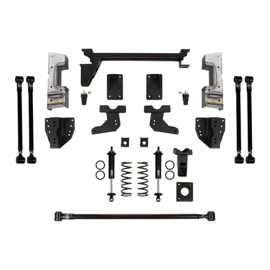 Detroit Speed & Engineering 041750DS 1973-1987 C10 QUADRALink Suspension Kit Bolt-In Axle Brackets - Non Adj Shocks - Mammoth Racing -