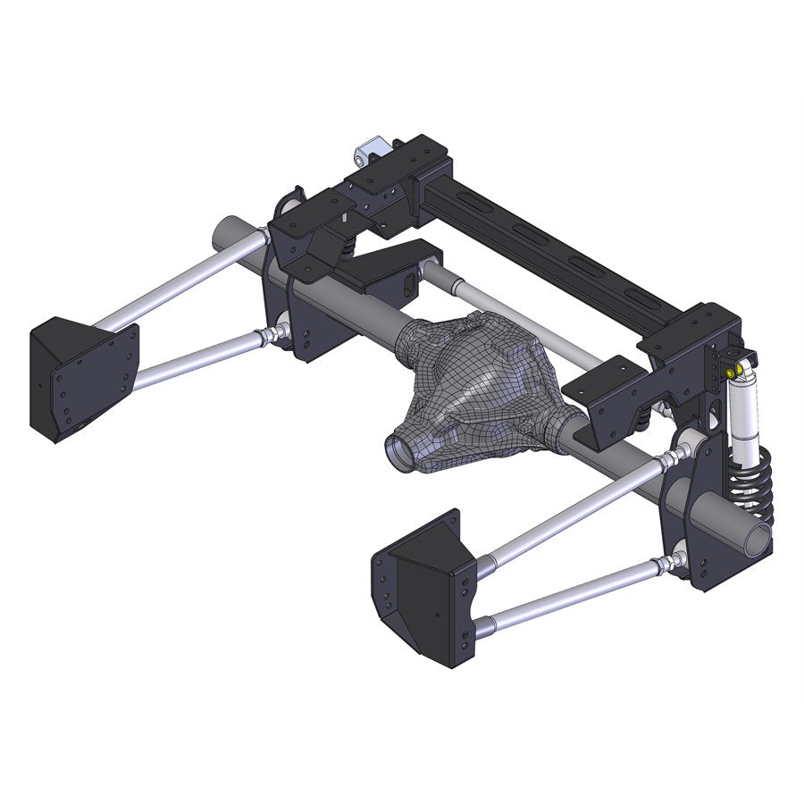 Detroit Speed & Engineering 041751-RDS 1973-1987 C10 QUADRALink Suspension Kit Weld-In Axle Brackets - Dual Adj Shocks - Mammoth Racing -