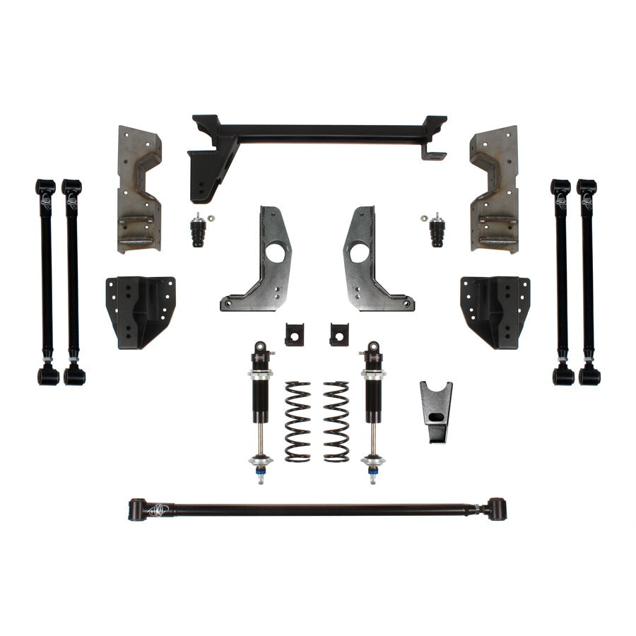 Detroit Speed & Engineering 041751-SDS 1973-1987 C10 QUADRALink Suspension Kit Weld-In Axle Brackets - Single Adj Shocks - Mammoth Racing -