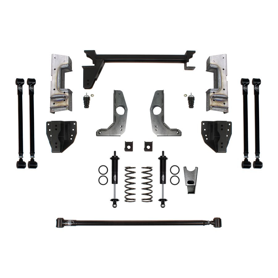 Detroit Speed & Engineering 041751DS 1973-1987 C10 QUADRALink Suspension Kit Weld-In Axle Brackets - Non Adj Shocks - Mammoth Racing -
