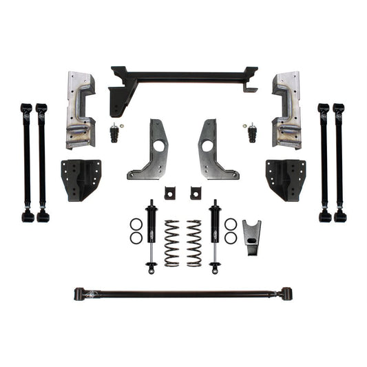 Detroit Speed & Engineering 041751DS 1973-1987 C10 QUADRALink Suspension Kit Weld-In Axle Brackets - Non Adj Shocks - Mammoth Racing -