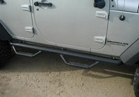 N-Fab Nerf Step 07-17 Jeep Wrangler JK 4 Door All - Tex. Black - W2W - 3in - Mammoth Racing -