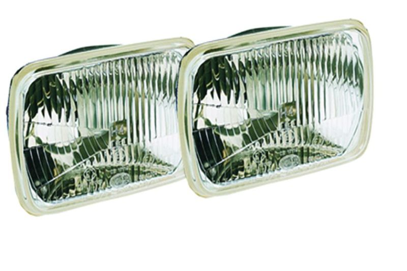 Hella Vision Plus 8in x 6in Sealed Beam Conversion Headlamp Kit (Legal in US for Motorcylces Only) - Mammoth Racing -