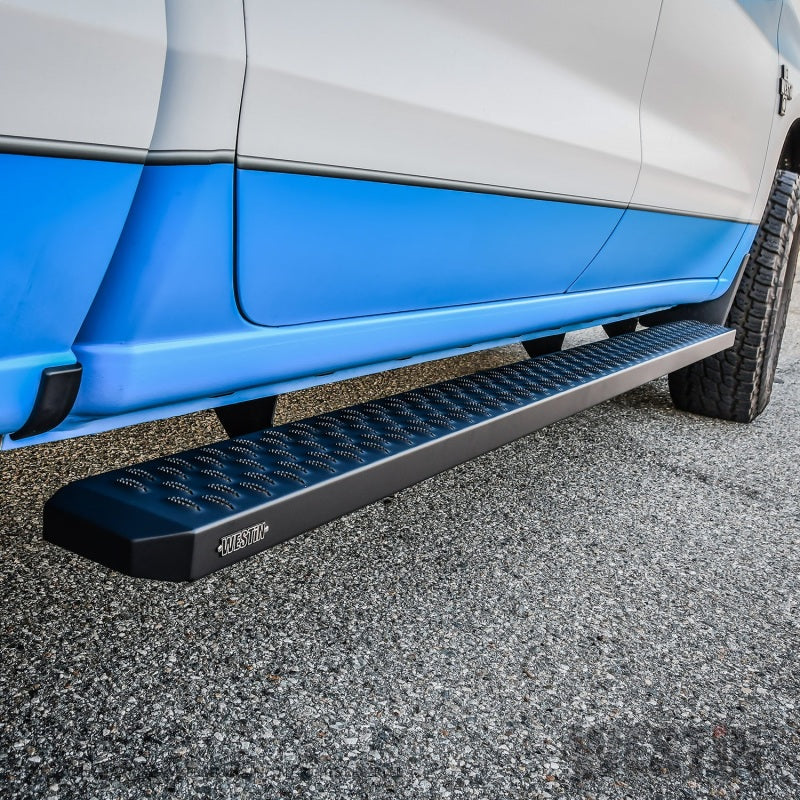 Westin Grate Steps Running Boards 90 in - Textured Black - Mammoth Racing -