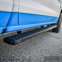 Westin Grate Steps Running Boards 90 in - Textured Black - Mammoth Racing -
