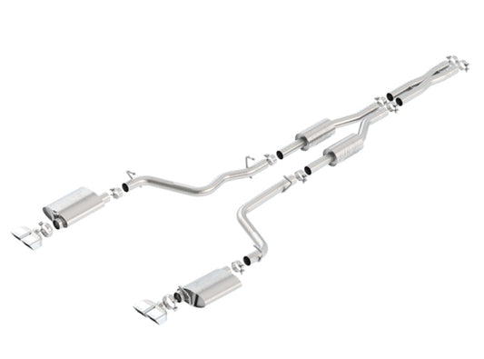 Borla 09-14 Dodge Challenger R/T 5.7L RWD 2Dr. 2.5in. ATAK CB Exhaust - Dual Split Rear Exit - My Store