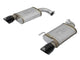 aFe MACHForce XP 2.5in 409 Stainless Axle Back Exhaust w/ Black Tips 15-17 Ford Mustang I4-2.3L (t) - Mammoth Racing -