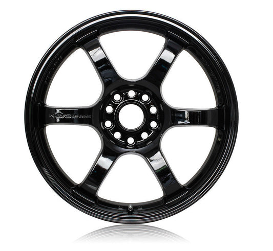 Gram Lights 57dr 17x9.0 +38 5-100 Glossy Black Wheel - Mammoth Racing -