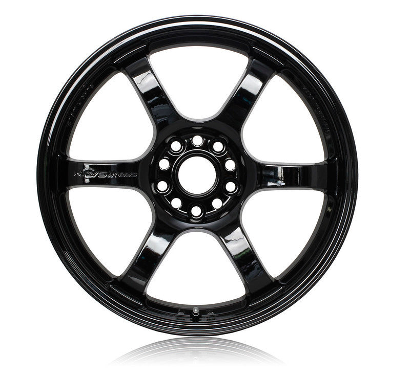 Gram Lights 57dr 18x9.5 +38 5-114.3 Glossy Black Wheel - Mammoth Racing -