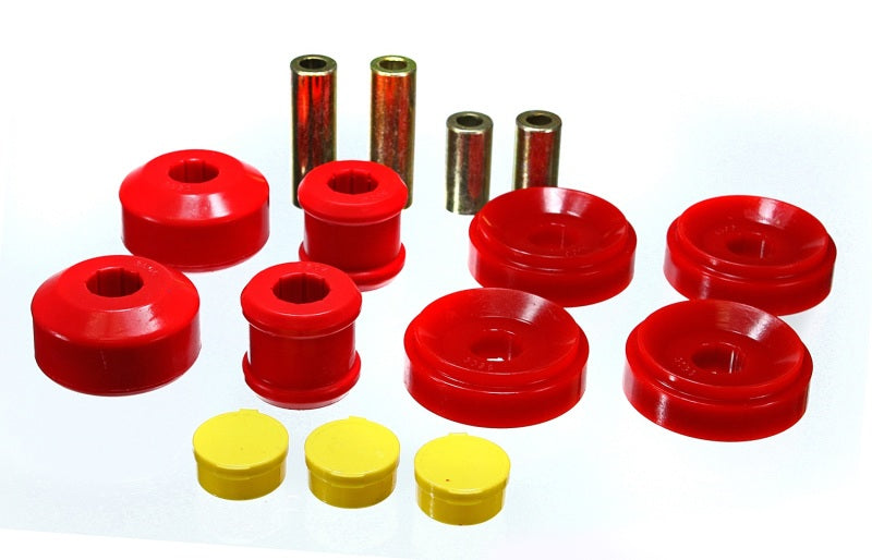 Energy Suspension 10 Chevy Camaro Red Front End Control Arm Bushing Set - Mammoth Racing -