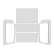 DEI 04-06 Jeep Wrangler LJ Unliminted Headliner Complete Kit - White - Mammoth Racing -