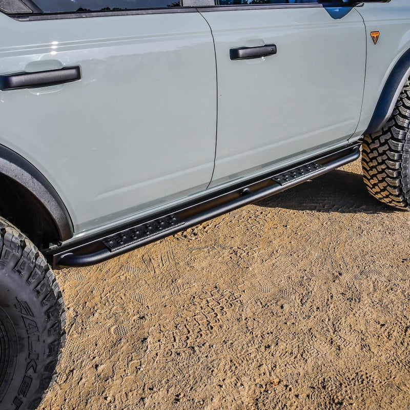Westin 21-23 Ford Bronco 4dr (Excl. Bronco Sport) Rock Slider - Textured Black - Mammoth Racing -