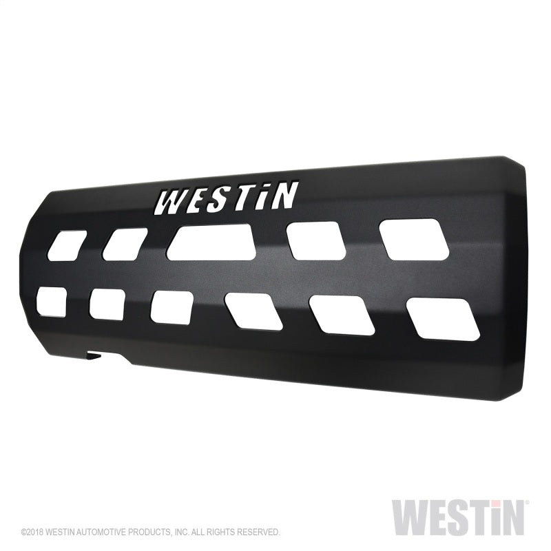 Westin 18-22 Jeep Wrangler JL (Excl. 4xe) Muffler Skid Plate - Tex. Blk - Mammoth Racing -