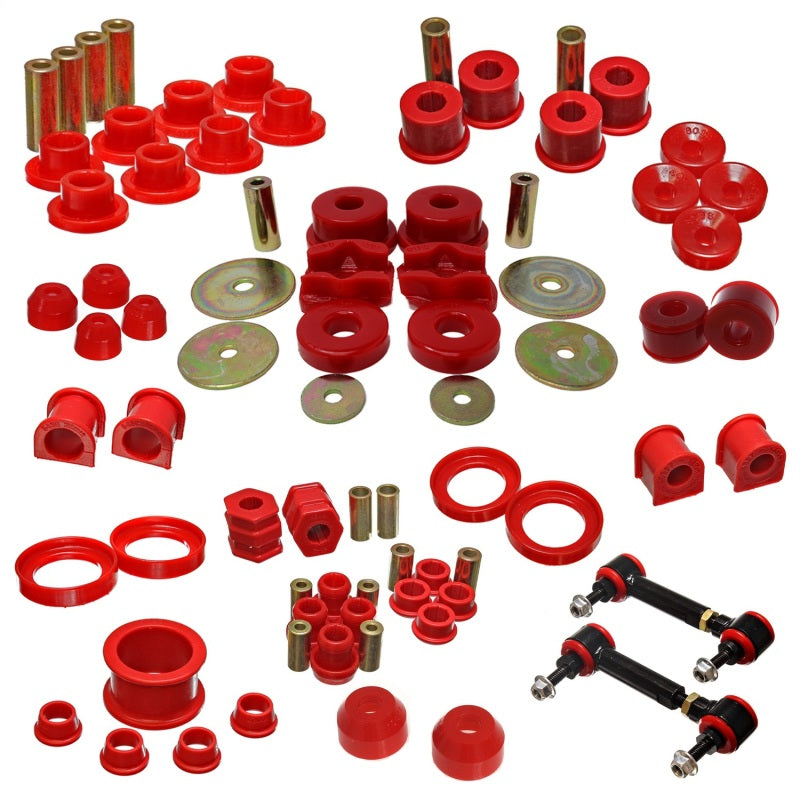 Energy Suspension 97-01 Honda CR-V Master Bushing Set - Red - Mammoth Racing -