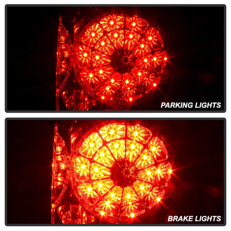 Spyder Toyota Tundra 07-13 LED Tail lights Red Smoke ALT-YD-TTU07-LED-RS - Mammoth Racing -
