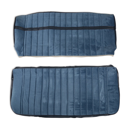 Holley 05-292 1973-1980 C/K Seat Upholstery Vinyl/Cloth Blue - Mammoth Racing -