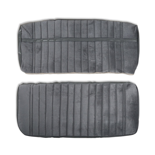 Holley 05-294 1973-80 C/K Seat Uph Vinyl/Cloth Grey/Charcoal - Mammoth Racing -