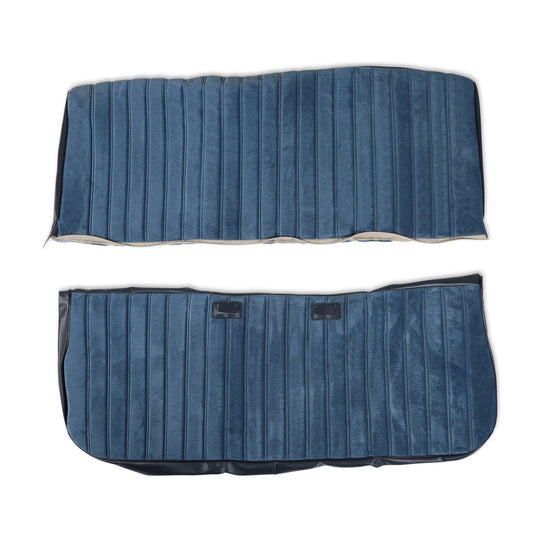 Holley 05-297 1981-87 C/K Full Plt Seat Vinyl/Cloth Blue - Mammoth Racing -