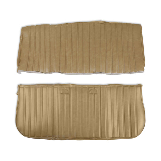 Holley 05-303 1981-1987 C/K Full Pleat Seat Vinyl Tan - Mammoth Racing -